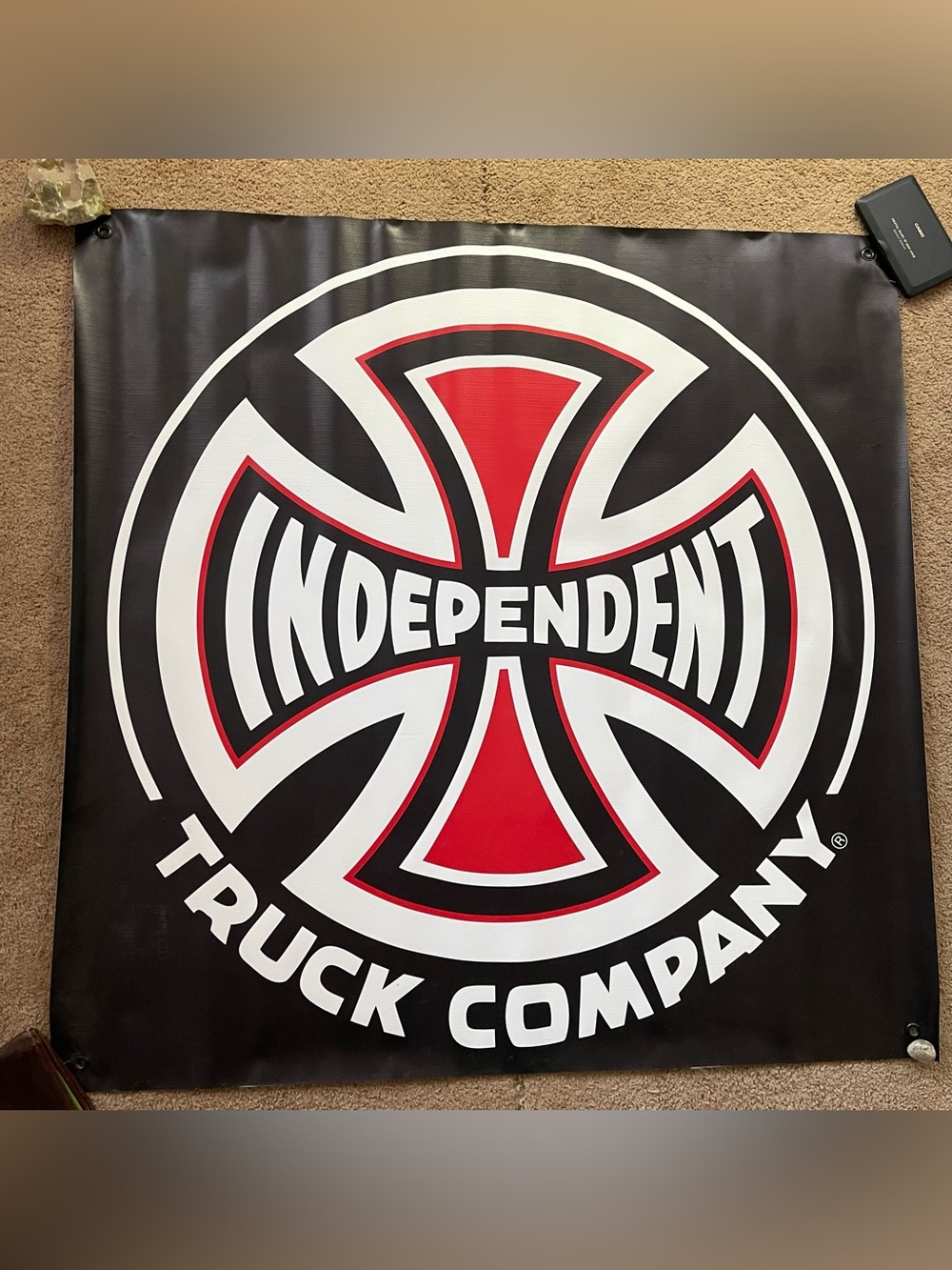 Independent Trucks Vinyl Skateboard Banner 3ftx3ft USA Made Man Cave Shop Garage